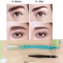 c159036a92c12bbf69d26c5a3eeac24b.jpg Candy Color Eye Brow Razor (ebr) Eyebrow Shaper and Tweezer