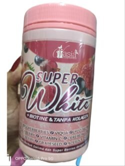 400gm Vasia Super WHITENING Powder Advanced White + Biotine & Tanpa Kolagen Made in Malaysia