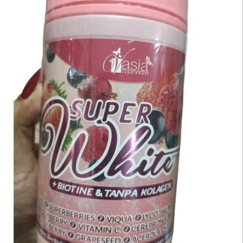 400gm Vasia Super WHITENING Powder Advanced White + Biotine & Tanpa Kolagen Made in Malaysia