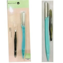 c261369e15ce02d3f23db3566b02cfe9.jpg Candy Color Eye Brow Razor (ebr) Eyebrow Shaper and Tweezer