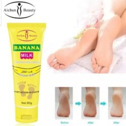 c39a760717e9e11472dd7370a0be8d25.jpg AICHUN BEAUTY Banana Milk Cracked Heel CREAM-80G. Enriched With Banana Milk Extract To Moisturize Your Feet And Hands,Softening Keratin, Relief Feet Dry And Rough, Making Your Hands And Feet Smooth, Soft And WHITE.