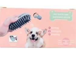 c3f521986301ca0750058c2ef10a5af2.jpg Pet Bath (pbbc) Massage Brush, Dog Cat Pet Puppy Bath Brush Scrubber, Pet Clean Brush Shampoo Dispensing Soft Silicone Grooming Deshedding Cleaning Washing Hair Fur Comb for Dogs and Cats