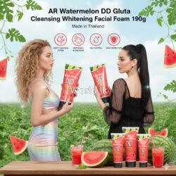 AR ARON Watermelon DD Gluta Facial Foam / Face Wash 190g arwf Made in Thailand