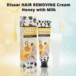 Disaar Beauty HAIR REMOVING Cream dbhr Honey with Milk Easy to use face & body legs depilating Moisturizing100ml