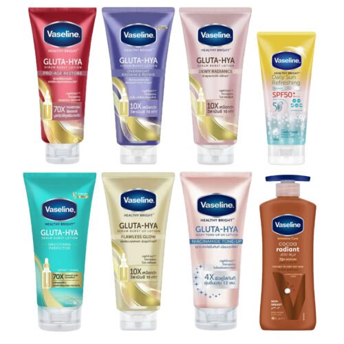 c4e718435fd42fcb4f9d9e5a5fcd8562.jpg ORIGINAL VASELINE GLUTA HYA Serum Burst vghr Lotion 330ml Made in Thailand