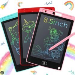 COLOUR - Multicolour 8.5" inch (wtk) LCD writting tablet for kids Tablet for Kids, Colorful Doodle Board Drawing with Lock Function, Erasable Reusable Writing Pad for Educational