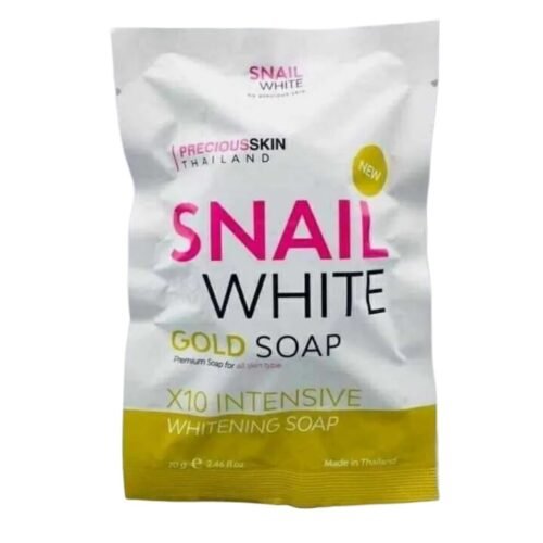 c53122201cd6555b9736dbb60b50e026.jpg Snail sgws GOLD SOAP X10 Intensive WHITENING SOAP by Precious Skin Made in THAILAND Precious Snail Gold SOAP (70g)