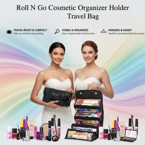 c620b458f602a3688facc0970315274e.jpg Cosmetic Bag Travel Bag Roll N Go Women's Bag Holder Travel Buddy Organizer (brng)