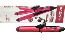 c6abb5a0682ca26238dfbdea7beaaeab.jpg Nova Beauty 2 in 1 Hair Beauty set Curler & Straightener Set Professional Curling Iron Ceramic Smart Styling Tools nb21