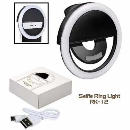 c6d1bfe9f89a2e1287f0d30d66f66e75.jpg Rechargeable LED Selfie Circular Ring Light Lamp Clip-On Flash Camera Phone Best For Phones and Laptops