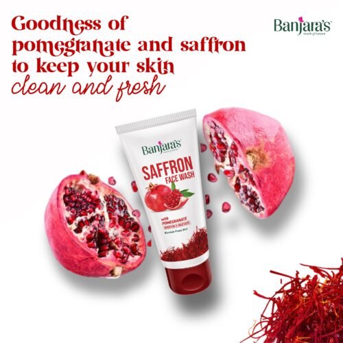c6e503d3060e595983a5c3f6567b589f.jpg Banjaras Saffron with Pomegranate Blemish – Prone Skin (bspB) Face Wash 100ml