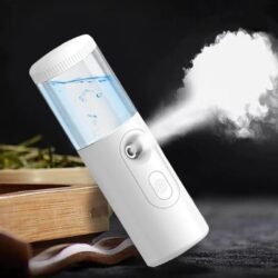 USB Rechargeable 30ml Portable Large Nano Mist Sprayer for Handy Mini Facial Steamer, Atomization Eyelash Extensions Skin Care Steamer, Handy Moisturizing, Cooling DUSB Rechargeable 30ml Portable Large Nano Mist Sprayer for Handy Mini Facial Steamer, vice
