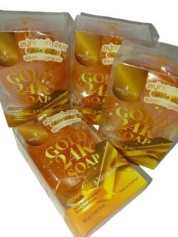 c8a6e0e93c07949f3e3c3a46a049e53f.jpg Precious Skin go4k Made in Thailand Gold 24K Soap for Face & Body - 80g