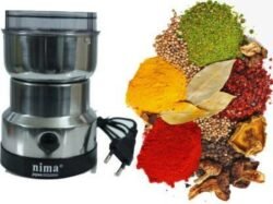 NIMA Electric Grinder Stainless Steel Coffee Grinder-Bean-Nuts & Spices- High Speed