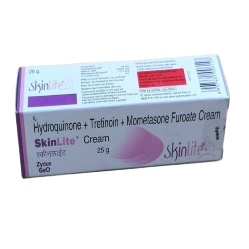 ca9db865bade20b40bbf5b92b5de11ee.jpg Rx SKINLITE (SKIN LITE ) Hydroquinone + Tretinoin + Mometasone Furoate CREAM 25g (slht)