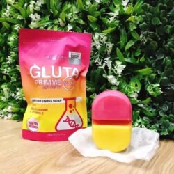 GLUTA Primme Skin Natural WHITENING SOAP (gws) with GLUTATHIONE Vitamin E 100g