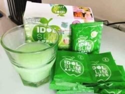 cb8050387feaf86e6831f1baaeb88751.jpg DRINKING Natural Fruit SLIMMING Powder IDOL 10dp Slim Apple Drink Weight Diet Block Burn Fat Radiant Skin 10 Sachets THAILAND