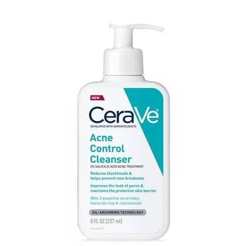 CeraVe Acne Control Cleanser ce2 with 2% Salicylic Acid