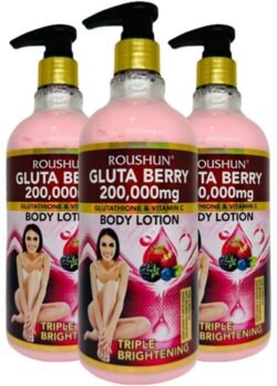 ROUSHUN (rggl) GLUTA Berry 200,000mg GLUTATHIONE & Vitamin C Body Lotion 500ml