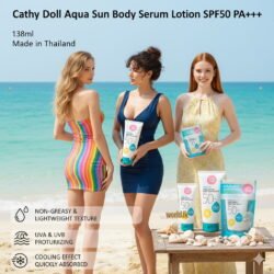 cd5137593db3ba6f1044e32ce4041417.jpg Cathy Doll Aqua Sun Body Sun Serum Lotion SPF50 PA+++ 138ml Made in Thailand CDAS