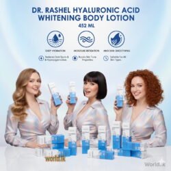 Dr Rashel Hyaluronic Acid Wh-iteIning Body 452 ML DRHL Lotion Deep Hydration, Moisture Retention, And Skin Smoothing