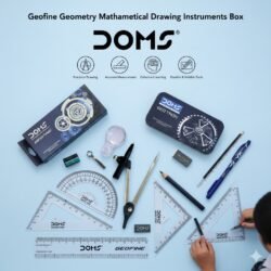 DOMS Geofine Mathematical Drawing Instruments Geometry Box dgmt