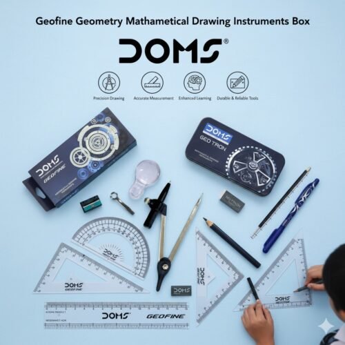 ce220cea49d10f206e181425e85670c0.jpg DOMS Geofine Mathematical Drawing Instruments Geometry Box dgmt