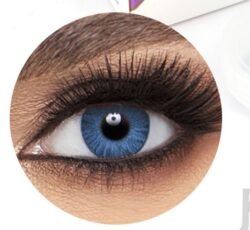 Colour BRILLIANT BLUE - Fresh Look bbcl Color Blends Contact Lens - Full Set - Color Contact Lens (Replacement Cycle: 12 Month)