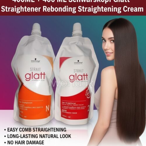 cf2ea6a3cb2308e285c65eb994da048e.jpg 400 ML+ 400 ML Glatt Hair Straightener Rebounding Strait Cream gl00 SALON PACK Professional Use Schwarzkopf