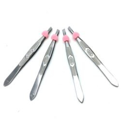 cfdf2fecdb89f7a118d2b66501135a2c-1.jpg Silver Eyebrow (sett) 1pc Twweezers Stainless Steel Point Tip/Slant Tip/Flat Tip Hair Removal Makeup Tools Accessory