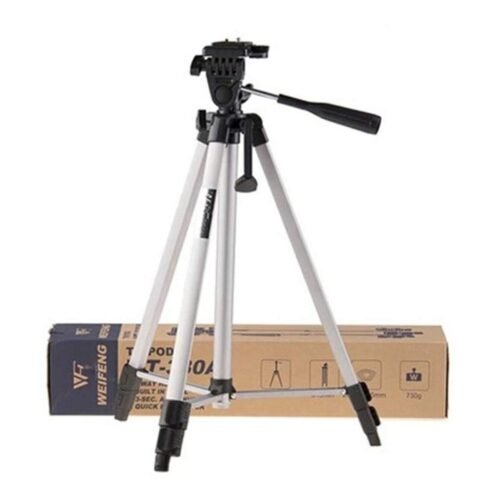 d1026ffc889a59150681bffd578202ec.jpg ORIGINAL Tripod 330A Aluminum Stand (5FT) Portable 3 Way Head For Ring Light, Digital, DSLR Camera & All Mobile Phones
