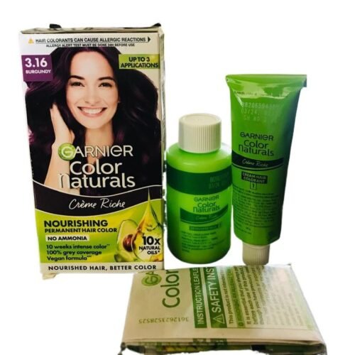 Garnier, 35gc Hair Colouring Creme, Long-lasting Colour, Smoothness & Shine, Color Naturals, Shade: 3.16 Burgundy, 35ml + 30g