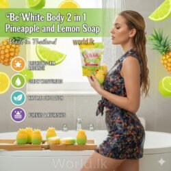 d4138626e6c433817964adf8b86e155b.jpg Pineapple and Lemon 2 in 1Soap Be White Body 100g 1 Sachet Bplc (Made in Thailand) Brightening and Evening Skin Tone