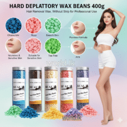 d6841e2b57687ad83011c84afaa91235.png 400g Depilatory Wax Beads, Hard Wax Beans for Painless Hair Removal, Brazilian Waxing without strip for Underarms Leg Face 4bhw