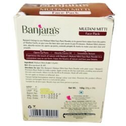 d75eaccaf7abb56216a9e9c9783dce80.jpg Banjaras b00 Multani Mitti Face Pack Powder 100g