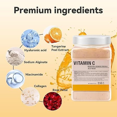 d8969eeff922c256b8d58d6dceb7987d.jpg DR MEINAIER ct0 Jelly Mask for Facials Professional, Vitamin C Jelly Face Mask, Brightening & Hydrating Mask, Nourishing & Tightening, Anti-Aging & Acne Treatment 650g