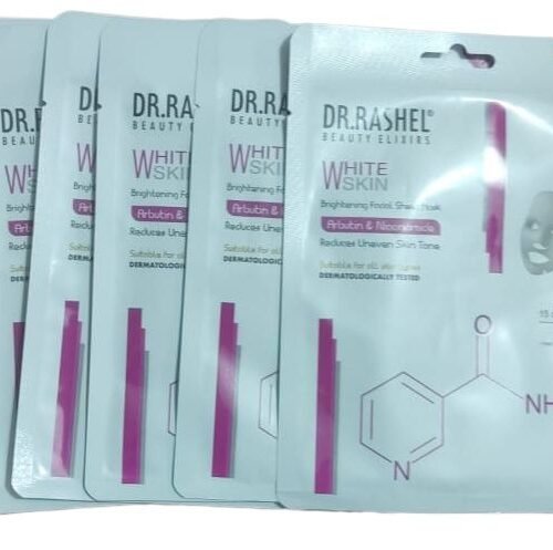 d8da2dfe45a04aff3f548ffad54e96cc.jpg DR RASHEL WHITE SKIN Serum WHITENING Mask Sheet With drwm With Arbutin & NIACINAMIDE 20g