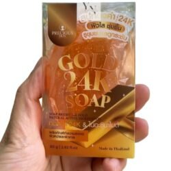 d97ed3e1537e73aedd18c01f454468bd.jpg Precious Skin go4k Made in Thailand Gold 24K Soap for Face & Body - 80g