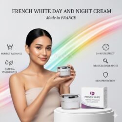 Natural Ingredients Original FRENCH WHITE DAY AND NIGHT CREAM Perfect Radiance Intense 48g Made in France fwnc