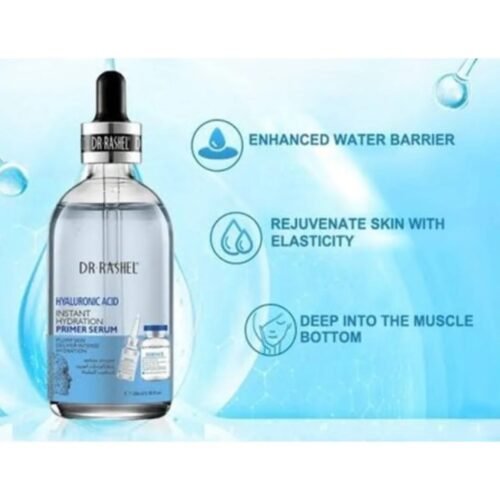 daec72b0be10de1a3f968d1c2b101717.jpg Primer Serum DR RASHEL Hyaluronic Acid (haps) Instant Hydration Plump Skin Deliver Intense Hydration - 100ml