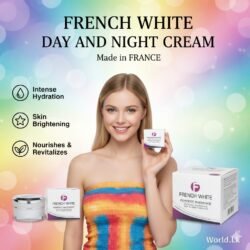 Natural Ingredients Original FRENCH WHITE DAY AND NIGHT CREAM Perfect Radiance Intense 48g Made in France fwnc