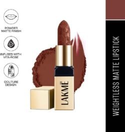 Lakme la4g Rouge Bloom Powder Matte Bullet Cocoa Carnation (204) 4g