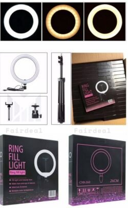 High Quality Ring Fill Light (rfl) Phone Holder Light 26cm Shoot Videos LED Ring Light