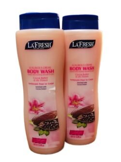 ddcafa56f8b09805c52a08269ff36686.jpg La Fresh Smooth & soft (lclb) Luxurious Creme Body Wash Cocoabutter & Lily Flower 500ml