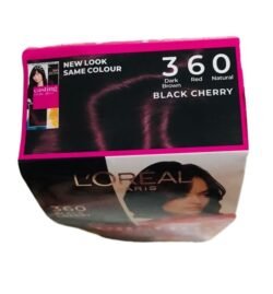 deb4b8bca550ed536f385ca5a9da3df9.jpg 360 Black Cherry Salon Pack L'Oreal Paris Casting Creme Gloss Hair Colour, 60g+ 60ml + 40g ( code 360BC )