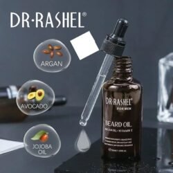 dfc8aa08b94f8ba1ea3303526560b528.jpg DR RASHEL Beard Oil With Argan Oil And Vitamin E For Men - 50ml (Drbo)