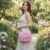 Made in Thailand Original Elegant New Trend Style (tlad) Handbag for Women – Luxury croc Leather Pink & Light Pink Colour with Shoulder Strap
