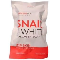 e099fe24d6116f1b43fbbd06c17dcea4.jpg Snail Body coll White Collagen Soap by Precious x10 Skin Thailand 70g