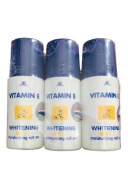AR Vitamin E (ardr) WHITENING Moisturizing ARON Deodorant Roll On 10 ml Made In THAILAND