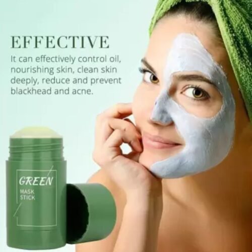 e0c4a1c19900399850d00fa319af266d.jpg Natural Green Tea Mask Stick Gms 40g Deep Clean Pore, Removing Blackhead Balancing Oil And Water, Moisturizing Nourishing Skin, For Men And Women Moisturizing & Brightening